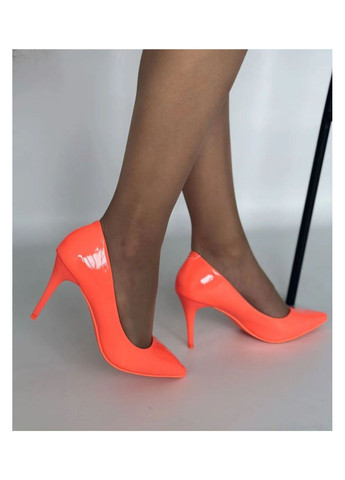 No Brand Стильні жіночі туфлі помаранчевий з, — всесезон (299461687)