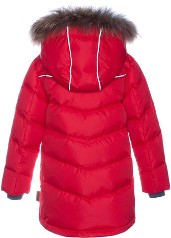 Красная куртка-пуховик moody 1, р.110, красный () Huppa 17470155-70004-110
