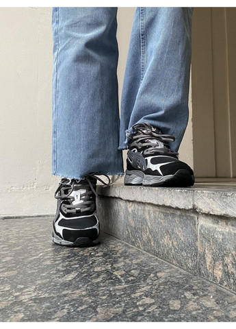 Серые демисезонные кроссовки мужские asics gel-nyc graphite grey black асикс гель нюк No Brand