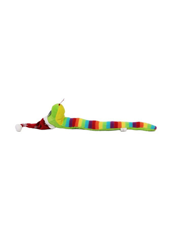 М'яка іграшка Змійка в новорічному ковпаку комбінована Toys (279832292)