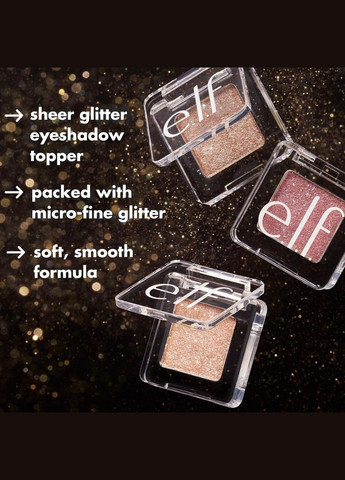 Тіні для повік, спаркли e.l.f. "Pop Off Pink" Fine as Fleck Glitter Eyeshadow E.L.F. (337512728)