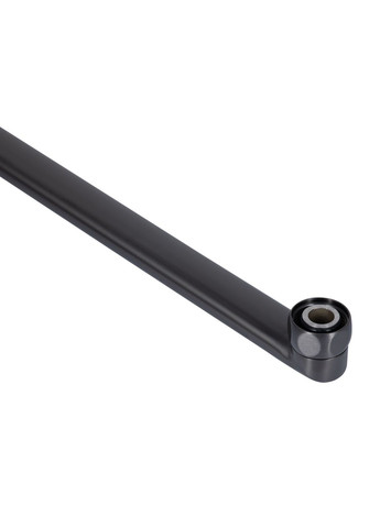 Смеситель для ванны Vlasta New с длинным поворотным изливом (с душевым гарнитуром) QTVLA260GMB45645 Gunmetal Black PVD Qtap (322512431)