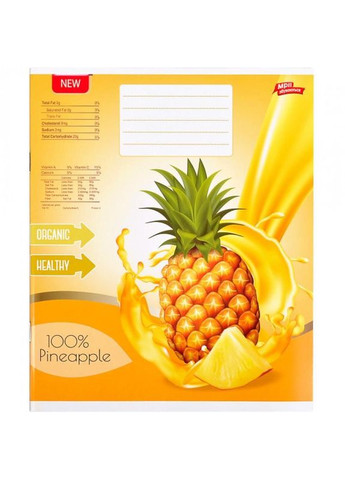 Зошит кольоровий 12 аркушів, лінія (20 штук в упаковці) MIC (352538492)