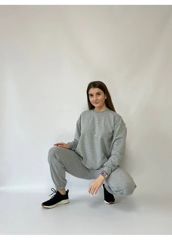 Костюм турецкая двунитка свитшот брюки - ‼️Замеры в описании‼️ GD/GL Модний простір (402546539)