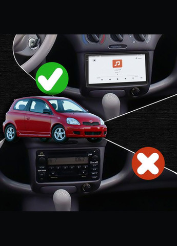 Штатна магнітола 9" для Toyota Estima III 2006-2008 4/64 QLED CarPlay 4G Wi-Fi GPS 360 Prime 3 шт. Lesko (336195867)