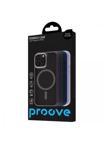 Чохол-накладка Essence Magnetic Ring iPhone 16 Pro Max (natural titanium) Proove (360412409)