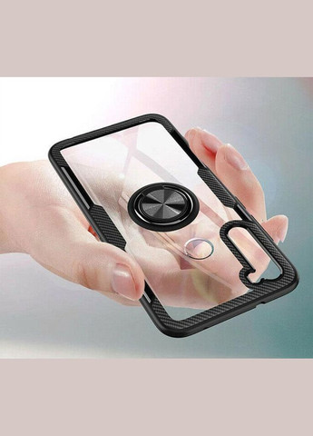 Чехол Ring Magnetic Stand для Xiaomi Redmi Note 8 - Black Primolux (262296741)