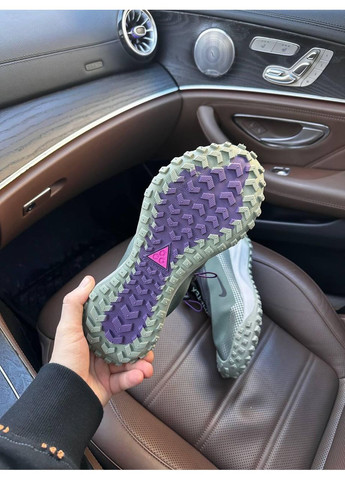 Сірі Осінні кросівки чоловічі nike acg mountain fly gtx ‘clay green найк асж маунс флай No Brand