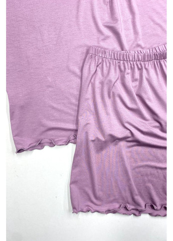 Рожево-лілова всесезон піжама на кожен день пф1250 фрезовий зі світлим MiaNaGreen