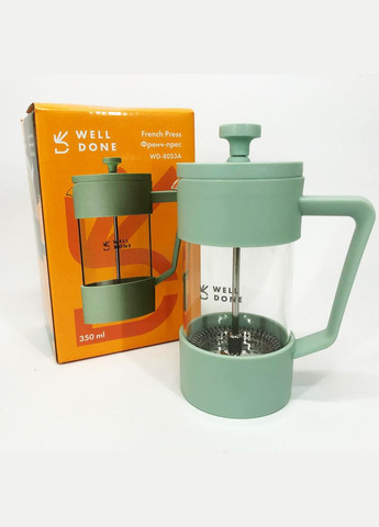 Стеклянный заварочный чайник для чая чайники Well Done WD-8053A 350 мл, Заварник AW-930 для трав No Brand (350937006)