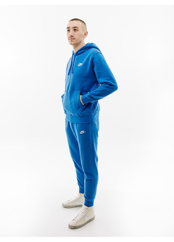 Голубые спортивные демисезонные брюки Nike