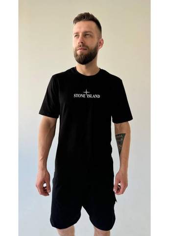 Черная футболка цвет черный No Brand