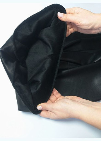 Лосины LAVKA из эко-кожи, утепленные, высокая посадка, цвет Черный, размер S No Brand (301027252)