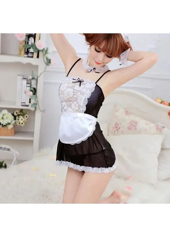 Эротический костюм горничной для сексуальных игр и соблазна. Сексуальный костюм горничной бдсм и садо мазо China (361443323)