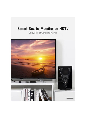 Перехідник HDMI to VGA Converter 1080P with 3.5MM Audio () Vention AIDB0 (340277707)
