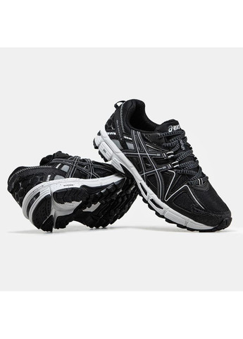 КРОССОВКИ ЖЕНСКИЕ ASICS GEL-KAHANA 8 BLACK WHITE V2 АСИКС ГЕЛЬ КАХАНО No Brand чёрные демисезоны (367175624)