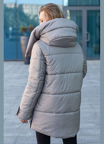 Бежевая зимняя зимняя куртка магда бежевая фисташка MioRichi