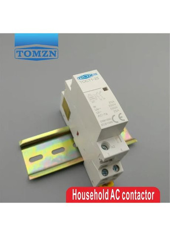 Модульный контактор 25 А 2Р 2NO 220В Tomzn (365439138)