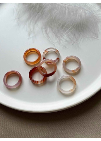 Коричневе кільце з агату 5224 (Розмір ) LeBijou (367580604)