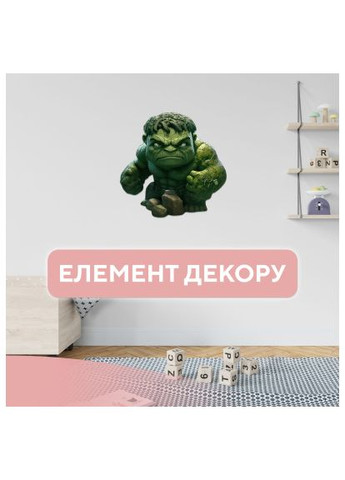 Пазл дерев'яний Супергерой Халк А4 в коробці з набором-рамкою (Hulk Superhero A4) Ukropchik дерев'яний Супергерой Халк А4 в коробці з набором- (366159946)