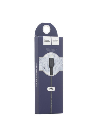 Кабель для зарядки телефону Lightning Apple X20 |100см| Чорний Hoco (337350851)