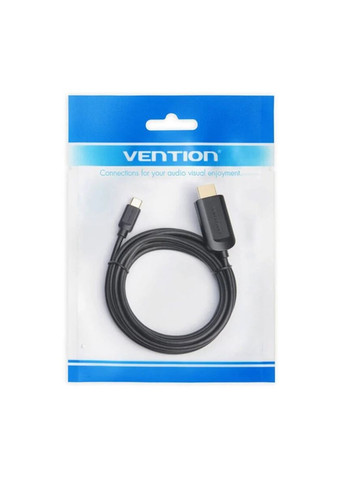 Кабель TypeC to HDMI 4K 30Hz Cable 1.5M Black (CGUBG) Vention (300685257)
