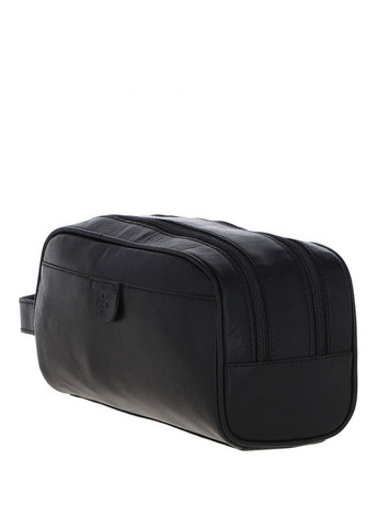 Чёрный кожаный нессесер T78 Black Ashwood (303831995)
