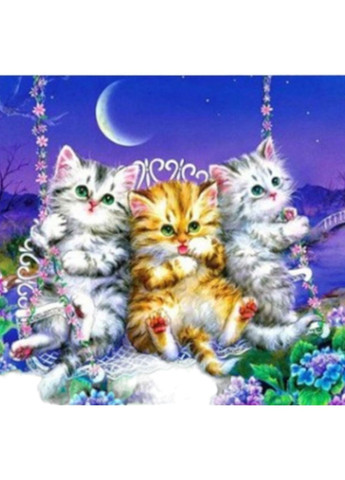 Алмазная мозаика котята на качели No Brand 6333 (280939320)