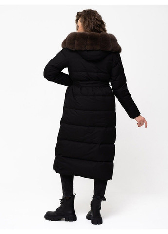 Чорна зимня пальто 21 - 18128 Vivilona