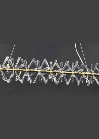 Люстра подвесная на 14 лампочек 28198 Латунь 35-140х15х106 см. Sunnysky (364496399)