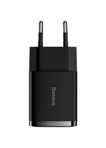 Зарядний пристрій Baseus compact charger 2u black (268147367)