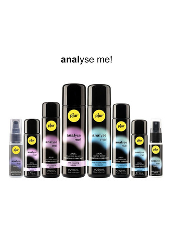 Розслаблювальний анальний гель analyse me! Serum 20мл Pjur (316252057)