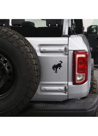 Эмблема Ford Bronco черная глянцевая 132х85мм пластик (на скотче) Ford Motor Company (369612213)