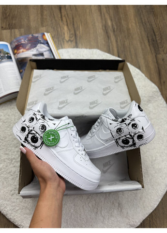 Комбіновані Осінні кросівки чоловічі nike air force 1 low х comme des garçons supreme найк аір форс 1 преміум No Brand