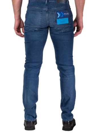 Комбинированные демисезонные джинсы синий 35530/6808 Pierre Cardin