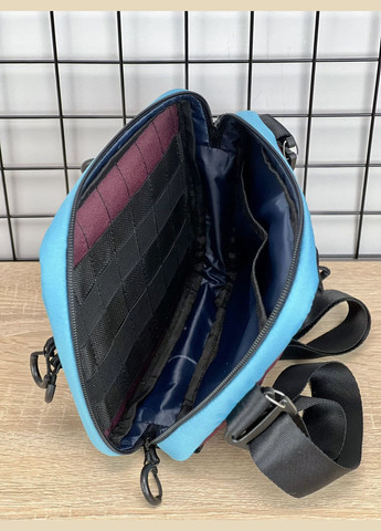 Сумка трансформер 3в1 (сумка через плече, нагрудна - слінг, бананка) для чоловіків та жінок, Бордовий Famk (328294832)