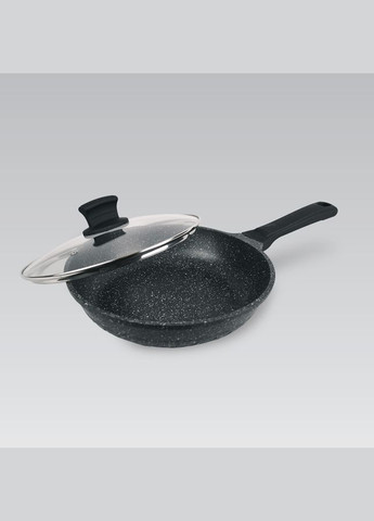 Сковорода с антипригарным покрытием и стеклянной крышкой Granite 20 см (MR-1225-20) Maestro (334004557)
