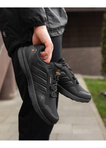 Чорні Осінні кросівки чоловічі adidas terrex light gtx triple black адідас No Brand