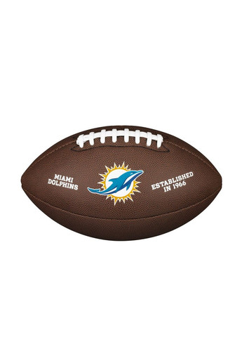 Мяч для американского футбола NFL Miami Dolphins (размер 5) Wilson (369142386)