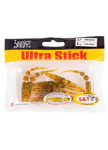 Слаги съедобные искусственные ULTRA STICK 2,7in PA19 эластичные с аттрактантом 8 шт (набор 8 шт) No Brand (402451612)