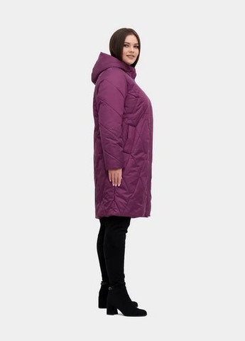 Бордовая демисезонная женская демисезонная куртка большого размера куртка-пальто SK