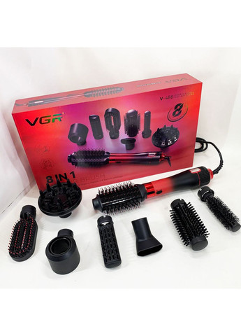 Дорожный мощный фен для волос 8 в 1 V-488, Электрический фен для укладки, Удобный XN-480 электрический фен VGR (351486402)