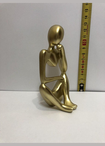 Абстрактна статуетка золотистого кольору No Brand (278654752)
