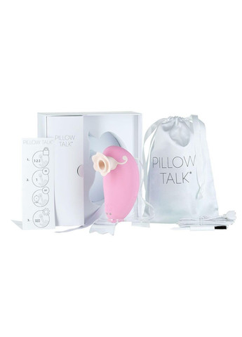 Розкішний вакуумний кліторальний стилімулятор Pillow Talk - Dreamy Pink з кристалом Swarovski No Brand (303883188)