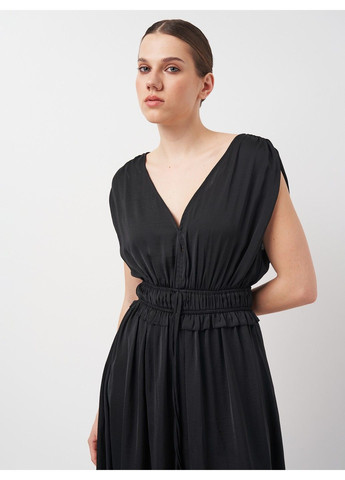 Чорна кежуал сукня H&M однотонна