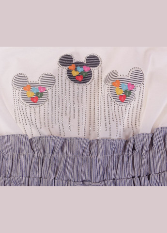 Кремова плаття 211001 кремовий і блакитний Bushra (326107939)