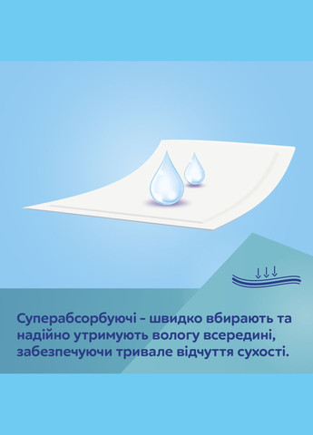 Одноразові гігієнічні пелюшки, 60х60 см, 10 шт. Canpol Babies 78/006 (328200443)