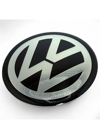 1 штука Наклейка з логотипом Вольцваген 65 мм алюміній + епоксид No Brand (364959019)