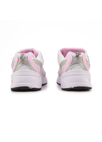 КРОССОВКИ ЖЕНСКИЕ NEW BALANCE 530 WHITE PINK SILVER НЬЮ БЕЛАНС 530 No Brand розовые демисезоны (368862466)