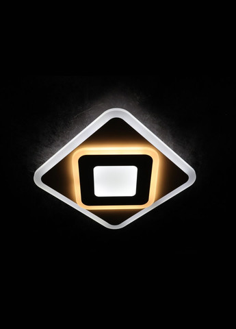 Сучасний квадратний світильник стельовий LED для кімнати кухні ванної 25127 Білий 4х30х30 см. Sunnysky (364770626)